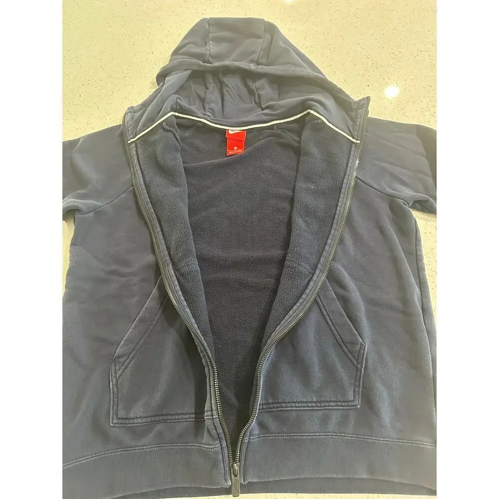 Nike Hoodie Womens Blue Sportswear Rally Fitness Training Size Medium